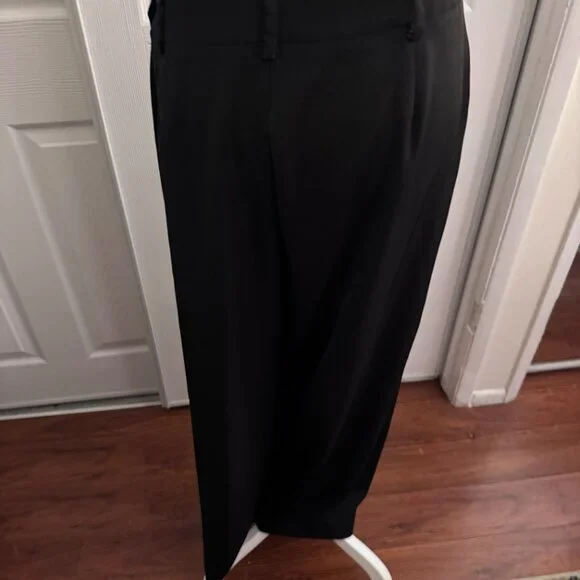 💚 Black High Waist Wide Leg Elegant Trousers – Size M-L - Picture 11 of 11